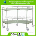 BT-SIT001 hospital Stainless steel Fan-Shaped Operation metal trolley